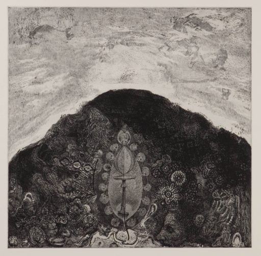 Tríptico - El Volcán - panel central